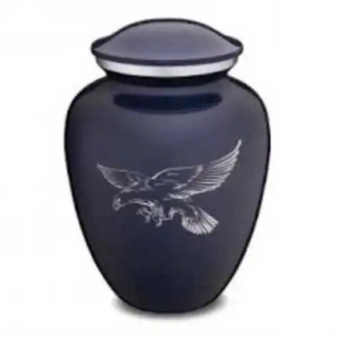 Classic Black Solid Antique Memorial  Metal Brass Adults Human Funeral  Ashes Cremation urns American/European Style