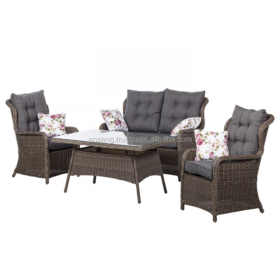 Высококачественный классический Плетеный Деревенский домик 4 шт. в комплекте