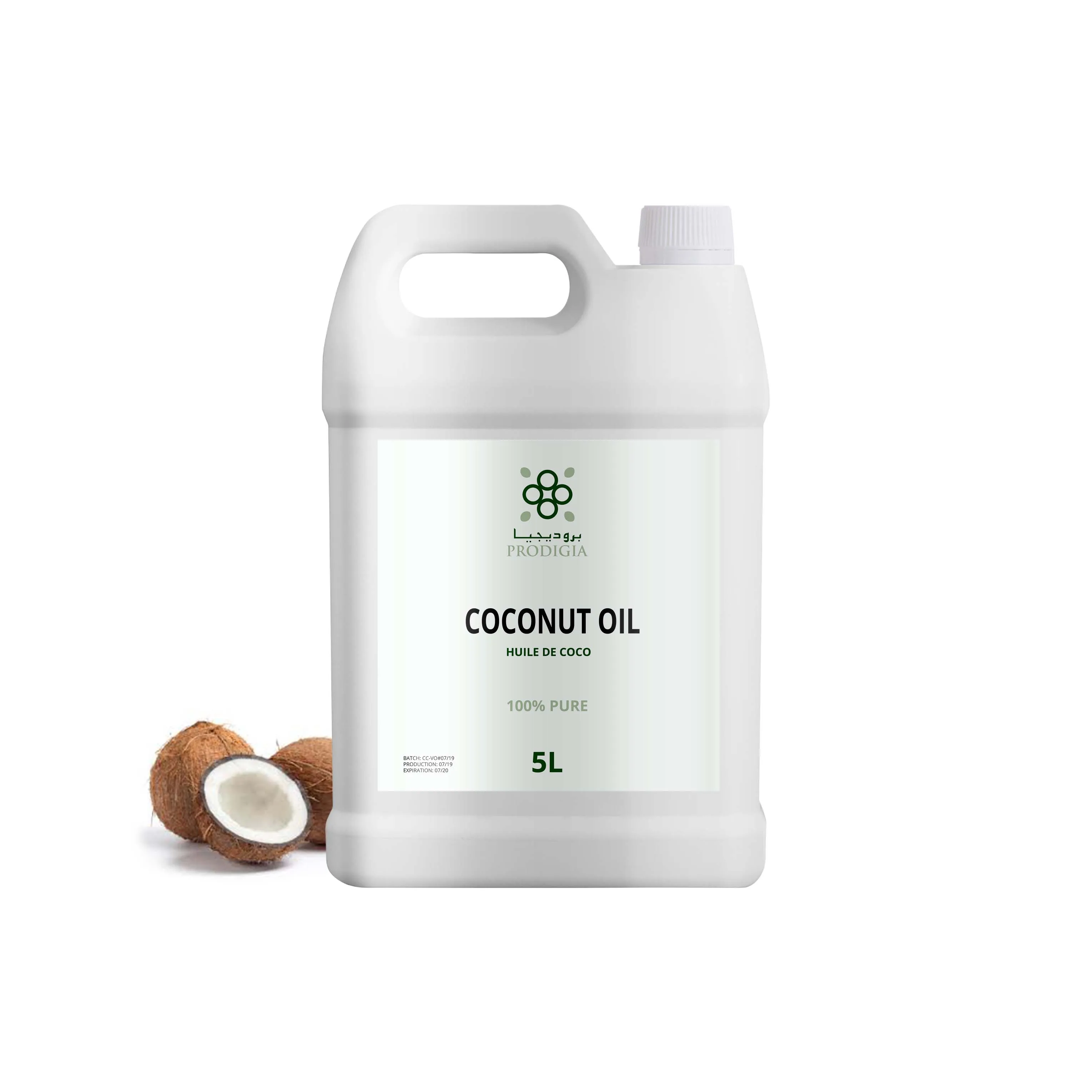 
100% Natural Virgin Coco Oil (Coconut Oil) Premium Quality - From Morocco Bulk Sale 