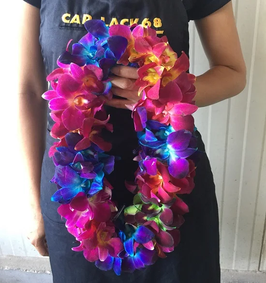 
Hawaiian Hawaii Double Flower Orchids Lei @Premium quality, Best Price, try us!! 
