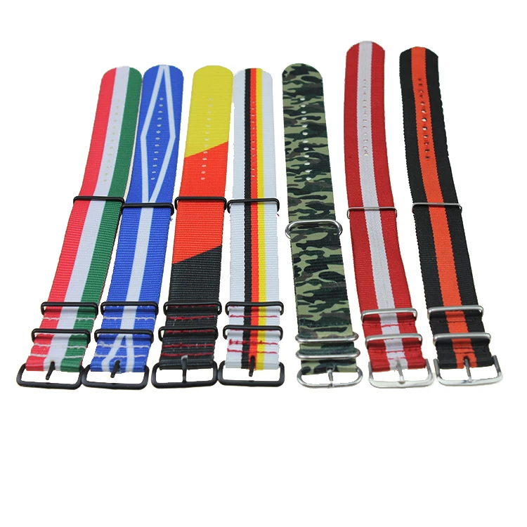 
High Quality Military Sport Fabric Nato Wrist Watch Straps 