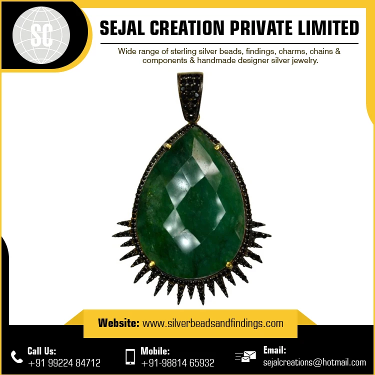 Indian Supplier 925 Sterling Silver Pendant