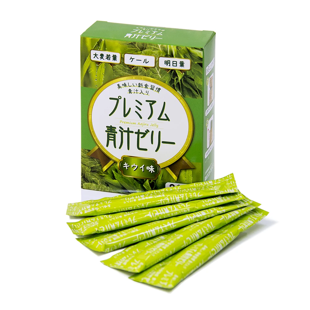 Wholesale japanese healthy snacks green juice jelly