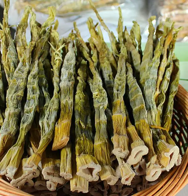 Edible food grade  no additives whole Natural dried young bamboo shoots tips