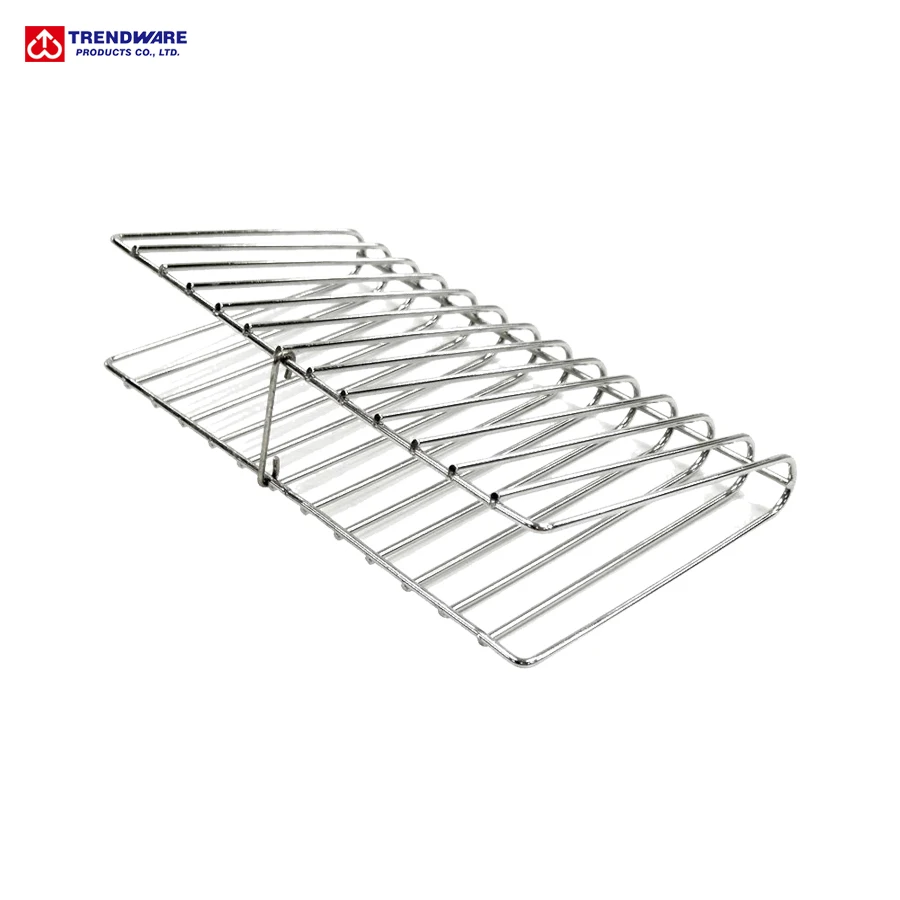 
8 Mould Nickel Plated Steel Mexican Taco Shell Deep Fryer Basket 