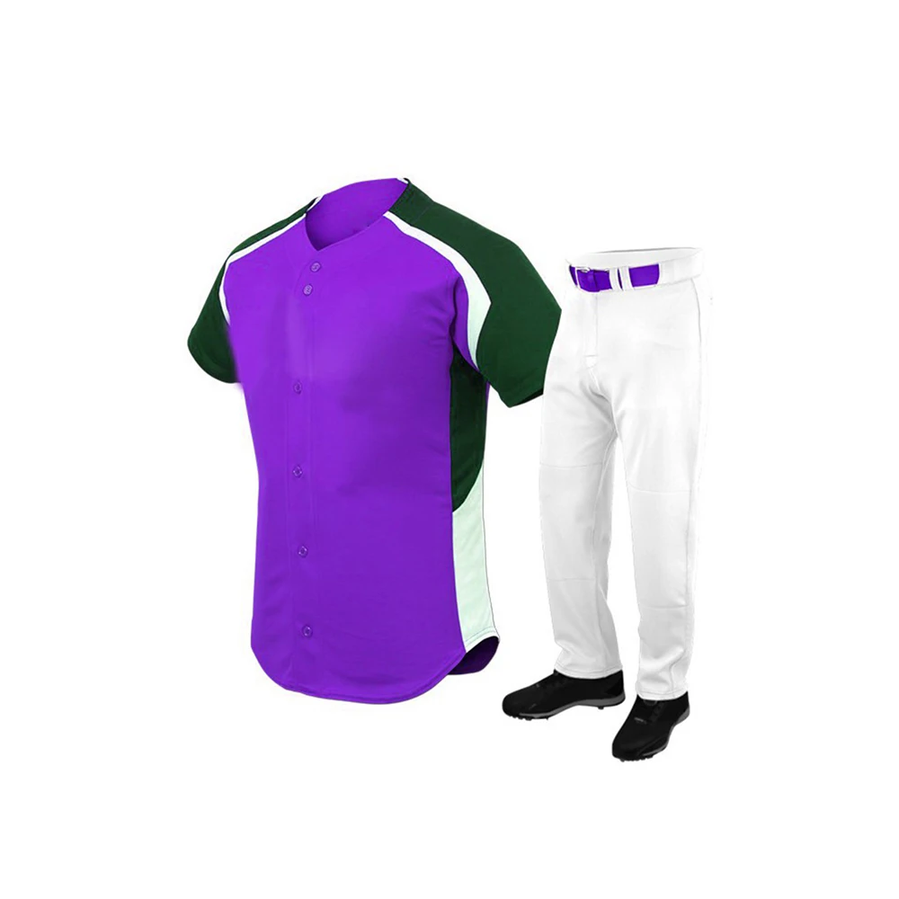 Custom High Quality Sportswear Baseball Uniform For Men Women & Kids Custom Made New Design Youth Baseball Uniform Whole seller