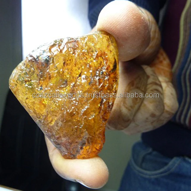 Natural Amber Rock Gold Gemstone Materials Manufacture & Supply