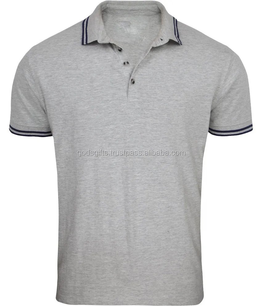 Polo T-Shirts Customized Neck Polo T Shirts High Quality gots certified organic Cotton Pique Mens Customized Polo T Shirts sale