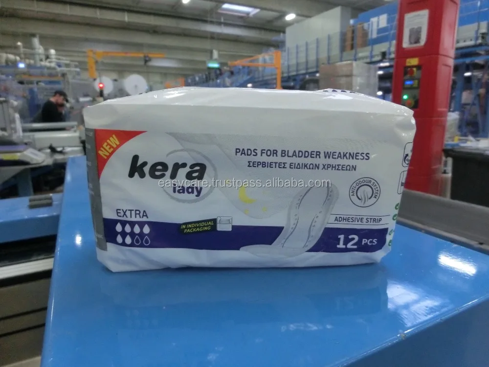 KERA LADY ультратонкая хлопковая гигиеническая салфетка с высокой впитываемочностью для контроля мочевого пузыря