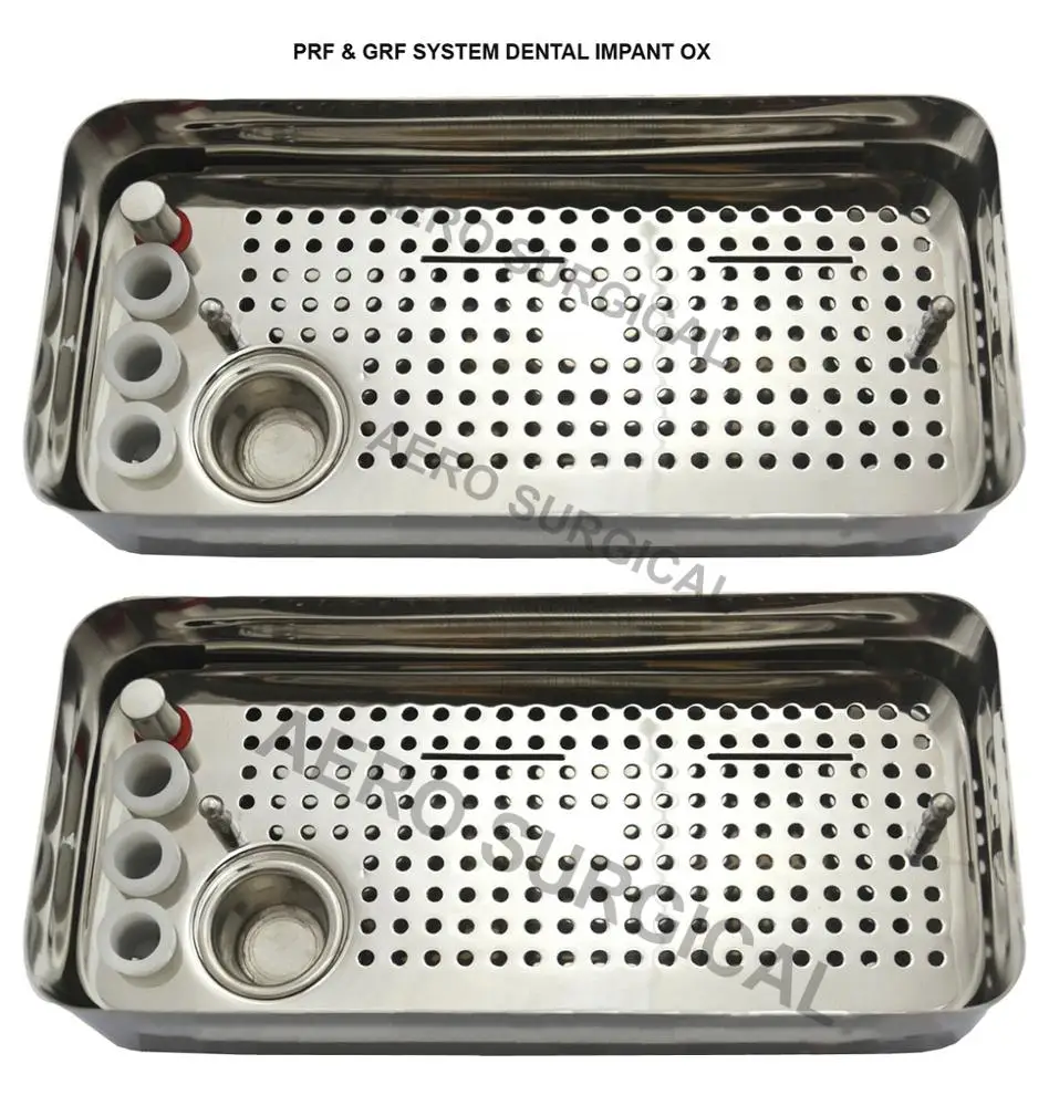 
Dental PRF Platelet Rich Fibrin PRF and GRF System Box Implant Surgery Cassette <span style=