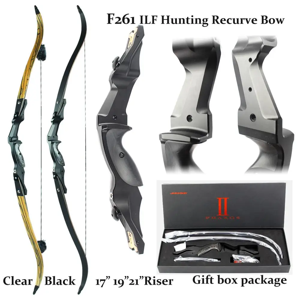 Junxing archery F261 hunting Take down bow with carbon limbs and ILF riser china manufacturer