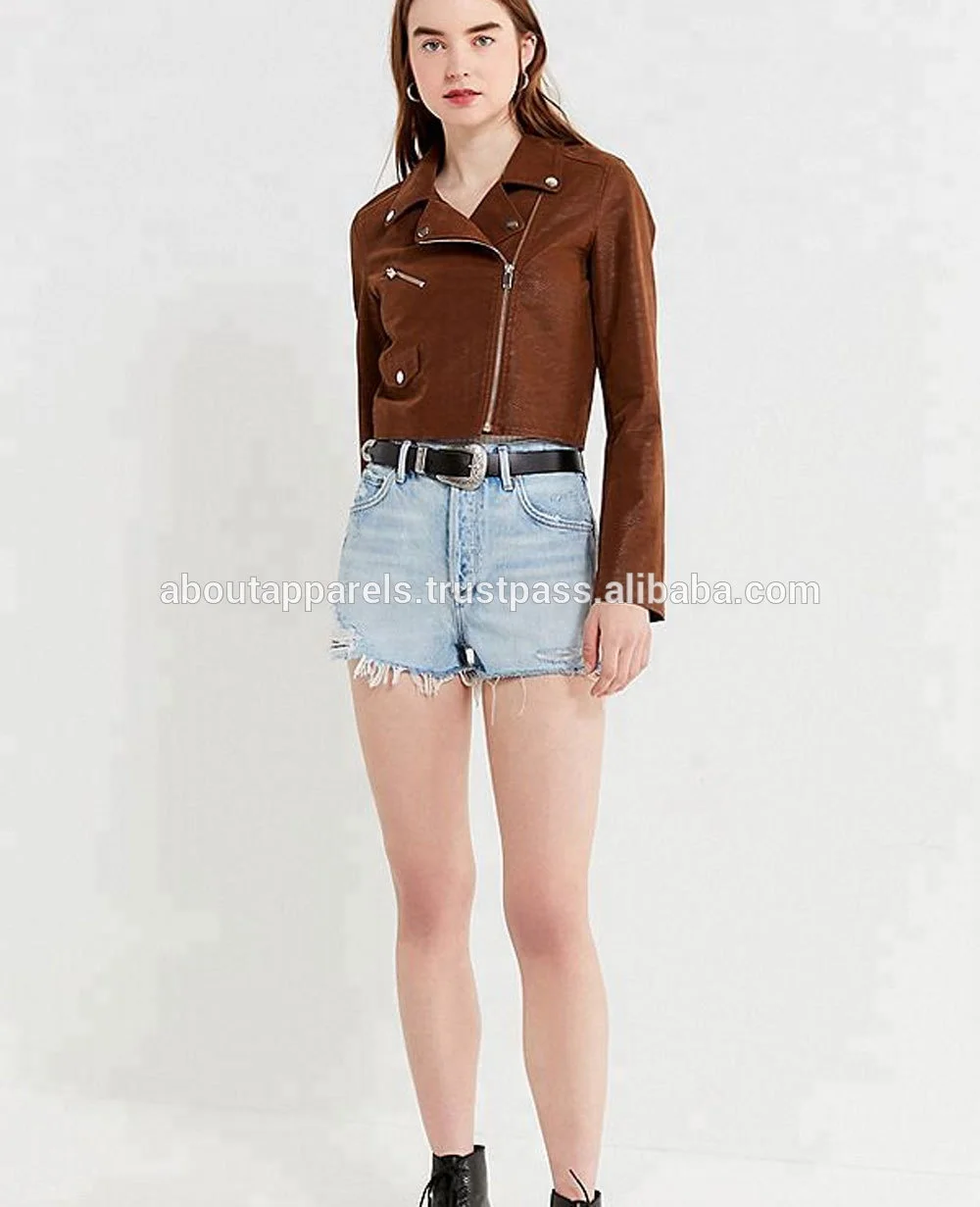 New European Style Winter Slim Fit sheep & Suede Leather Waxed Short Body suede Leather Jackets For