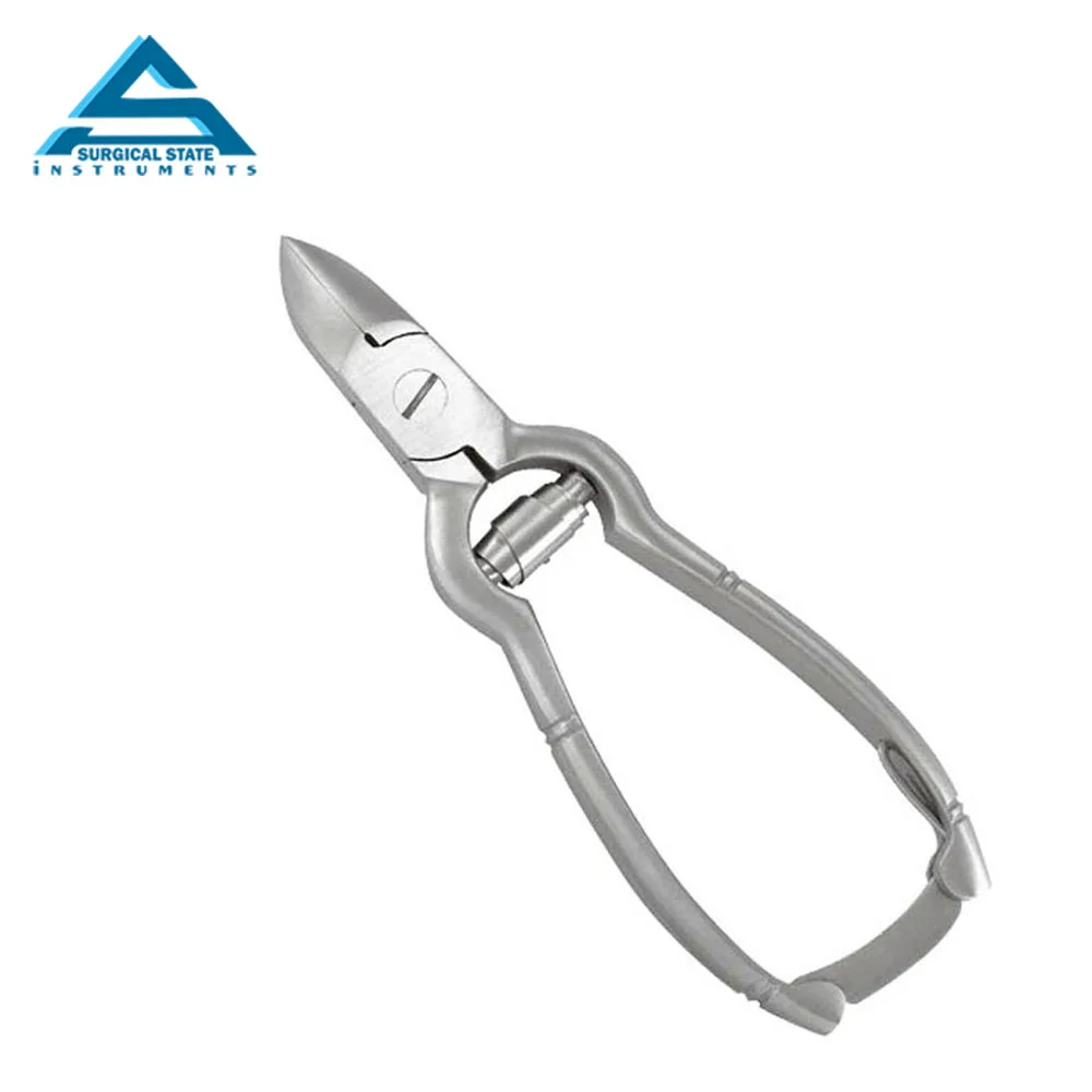 Professional Plastic handle beauty instruments CUTICLE NIPPER j2 Stainless Steel Nail Cutter