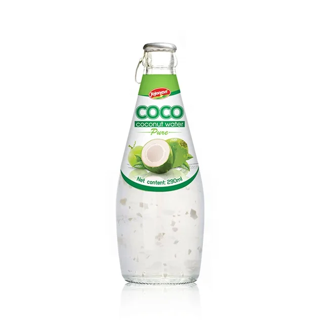 
Coconut Water private label Coconut drink with pulp Strawberry flavour JOJONAVI brand 