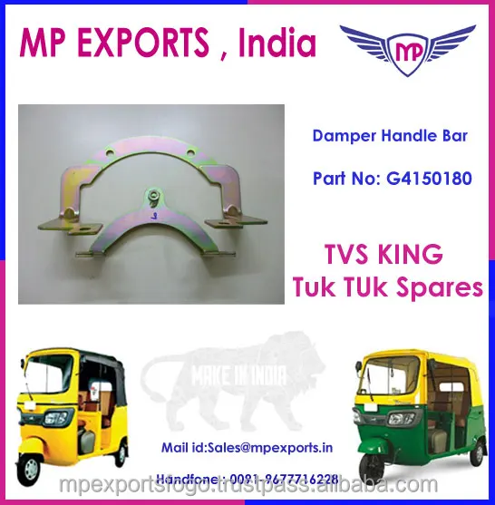Tvs Tuk Tuk Three Wheeler spare parts made in india