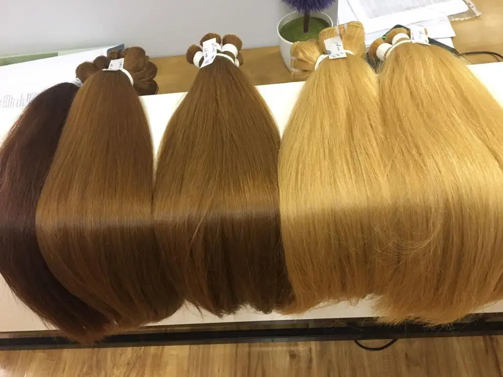 Blonde Color Hair Vietnam Bulk Hair Blond Human Hair Cabelo Humano
