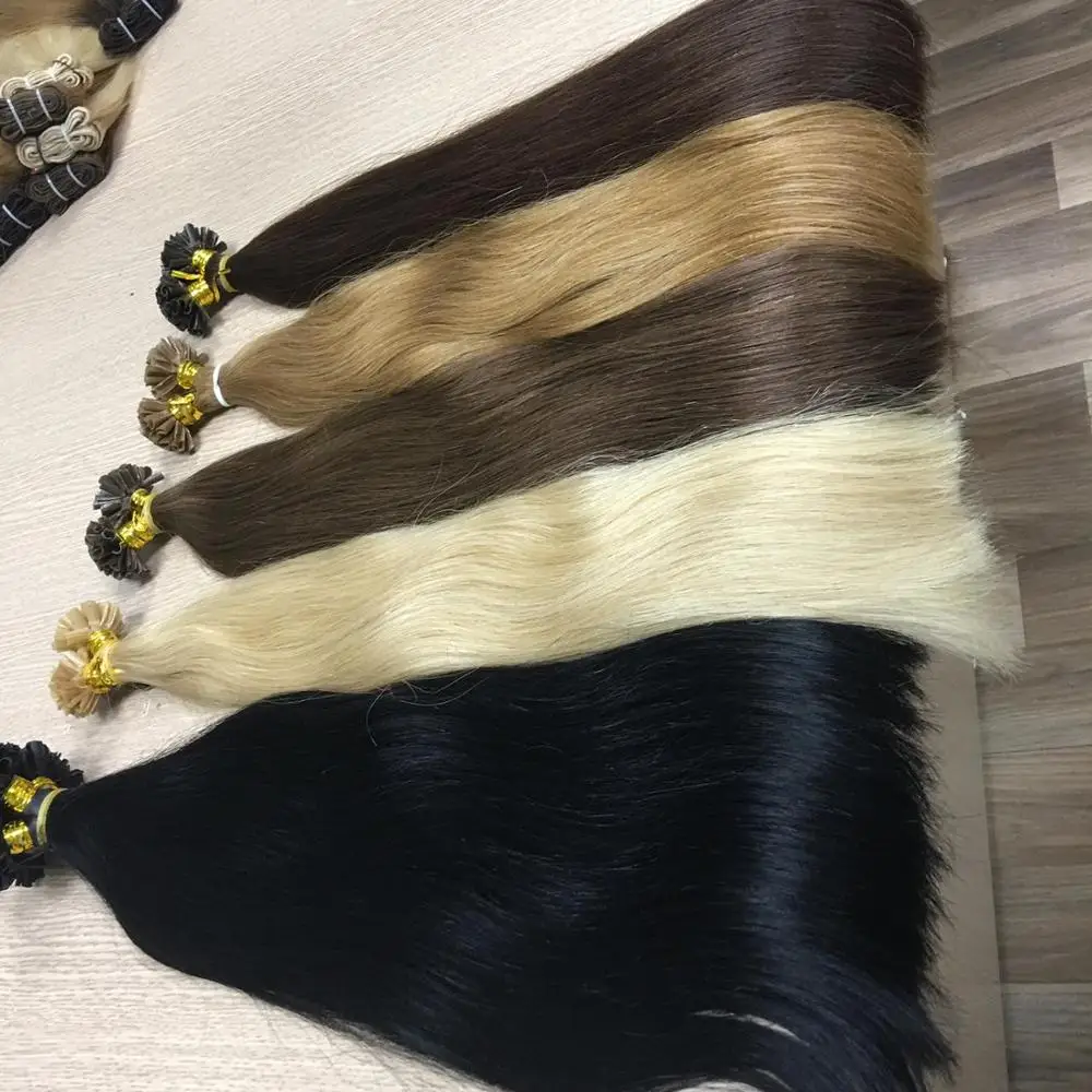 100% VIRGIN REMY HAIR EXTENSIONS ALIGNED CUTICLE U TIPS DOUBLE DRAWN HAIR TOP QUALITY, VIETNAMESE HUMAN HAIR EXTENSION I TIP
