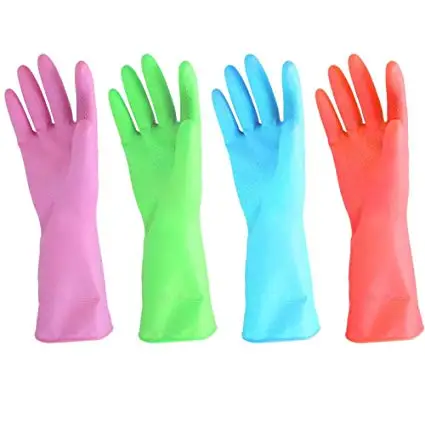 
Latex Flocklined Household Gloves from Malaysia 