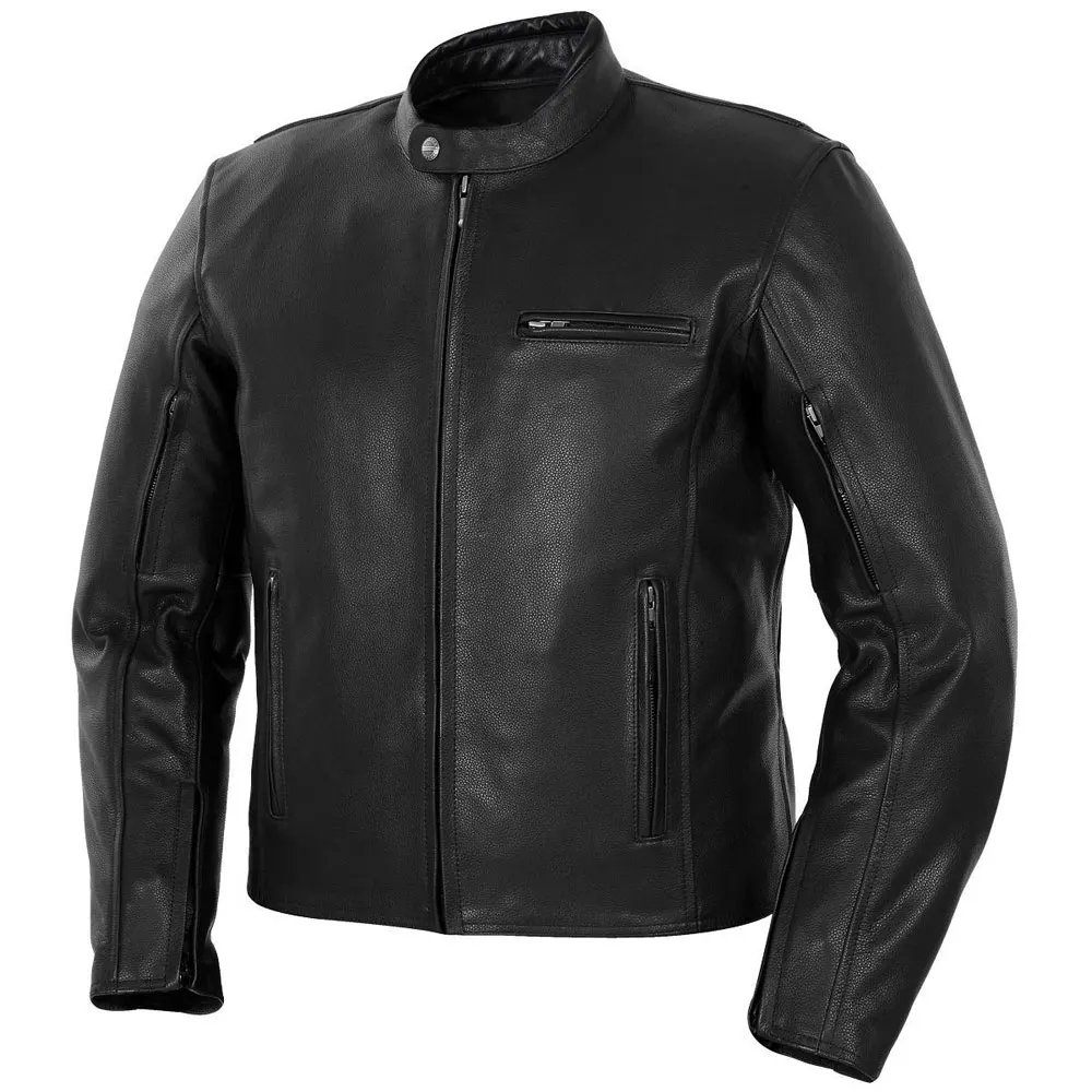 Мужская черная кожаная куртка, куртка из коровьей кожи для мужчин, сделано в Пакистане