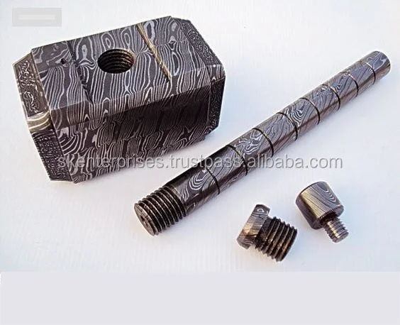 Hand Forged Damascus Hammer