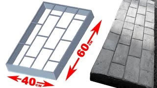 
Molds for garden path 