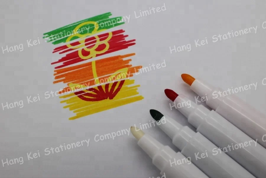 Rainbow magic white water color changing magic marker pens