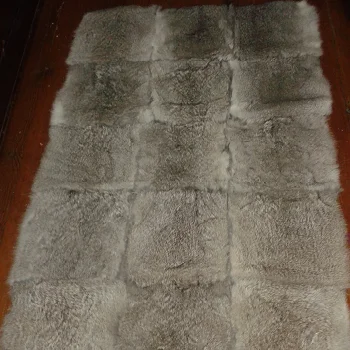 Natural rabbit skin plates