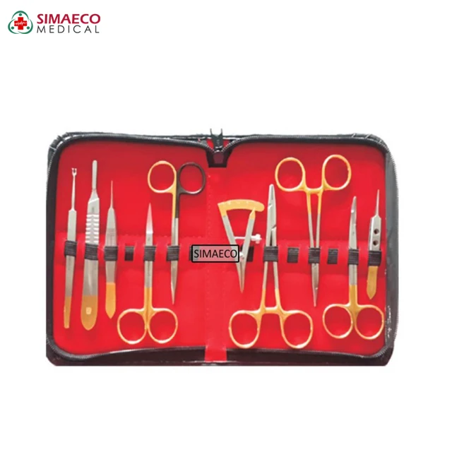 Set of 10pcs Manual Blepharoplasty Surgical Instruments Durable Basis Made of Stainless Steel Titanium Metal
