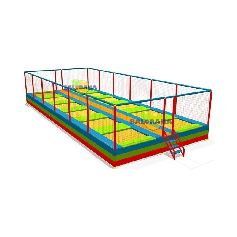 Twelve Bed Commercial Trampoline Park, Outdoor Playground Trampoline