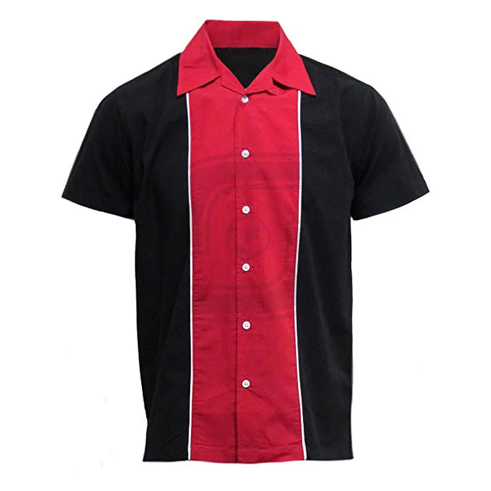 Wholesale Custom Made Men Bowling Shirt