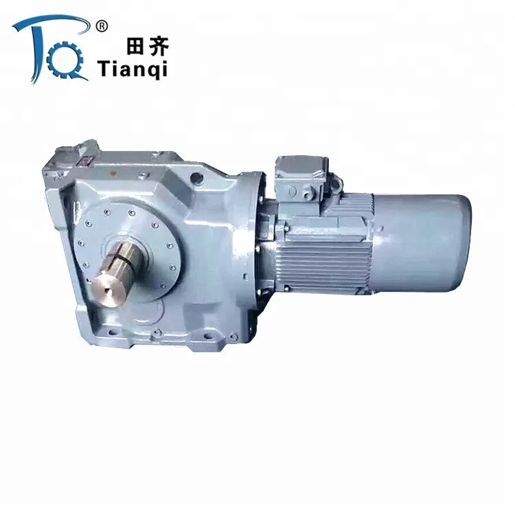 TIANQI 1:2 1:50 1:80 ratio Industrial Electric Motor Speed Reducer gearbox Helical Gear Box
