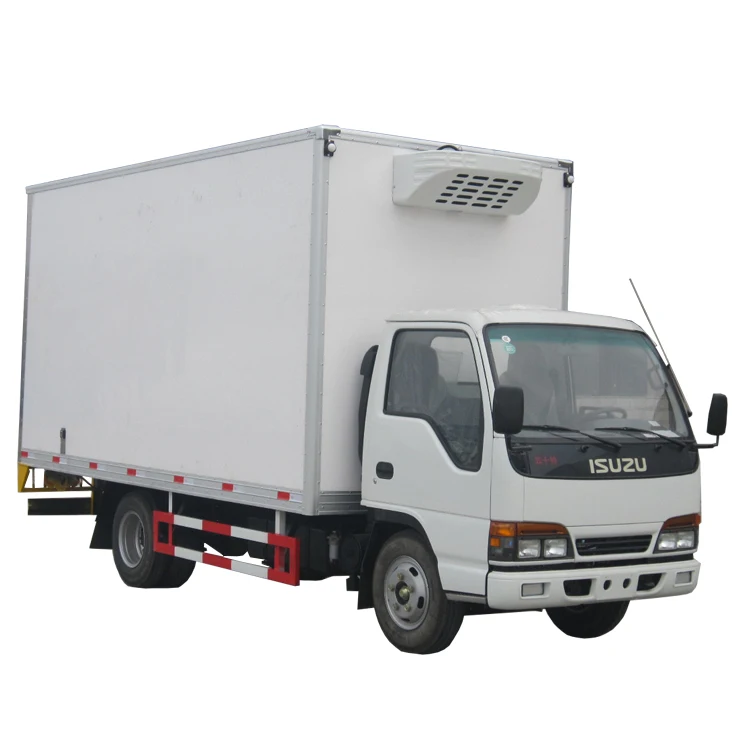 I-suz-u 4x2 refrigerator boxes van truck used freezer truck for sale