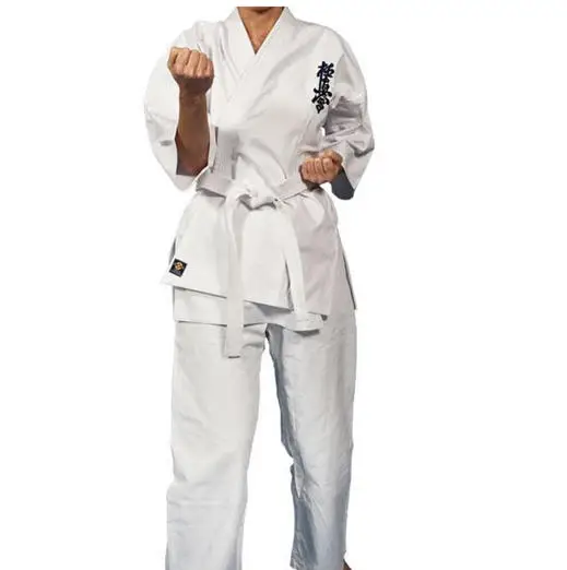 
Kyokushin Uniforms Wholesale custom Made Martial arts white 10oz Kyokushin karate uniform 