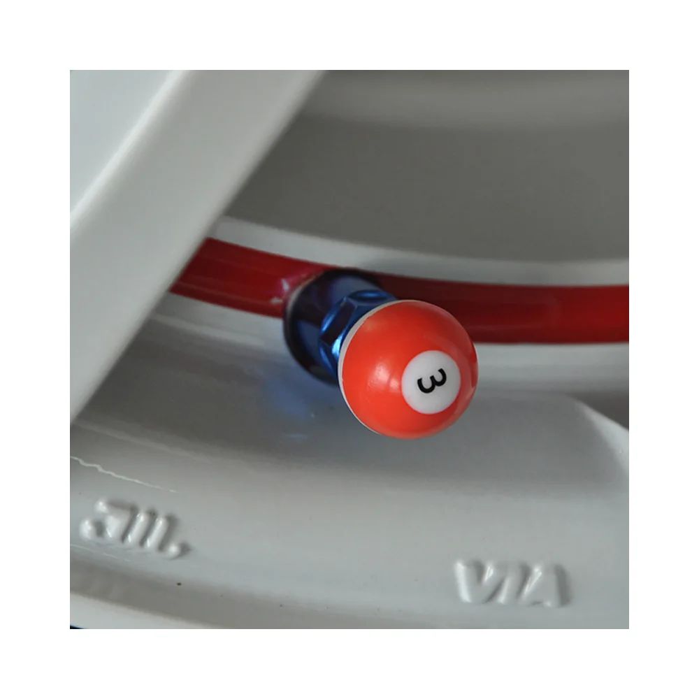 4 Pcs Cars Smile Happy Facecar air alert tire valve cap