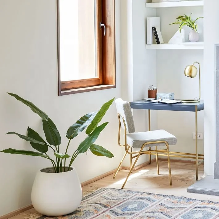 Set Pure White Ceramic Planters It will look great around your home as well as making beautiful centre piece