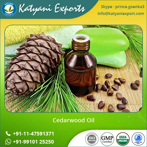 Wholesale Cedarwood Essential Oil For Aromatherapy 100% Pure Organic, Manufacturer Bulk Supplier Export From India Top Grade Oil