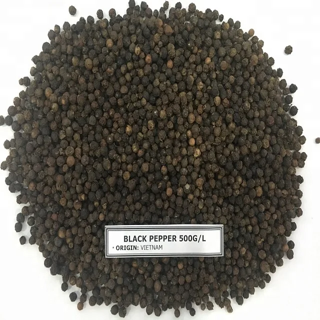 Black Pepper 500GL High Quality Dried Raw Asta from Vietnam for Export to EU Market Ad-Dried Process Used