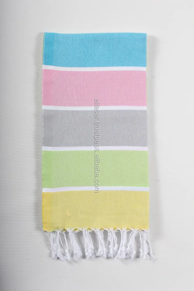 90*180 Colourful Peshtemal, Beach, Fouta, Turkish Towel