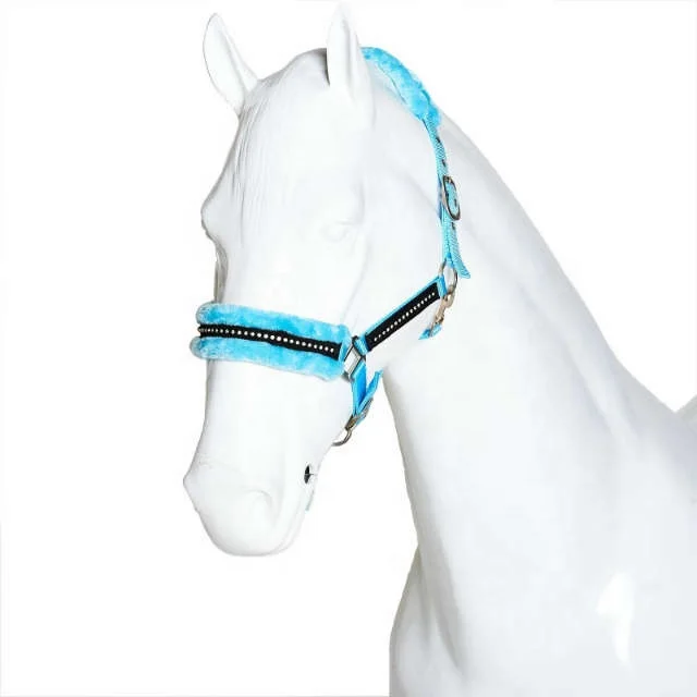Wholesale High Quality Horse nylon halter 2018  Hot selling Unique Horse nylon halter for horses Pp Tape Nylon Halter