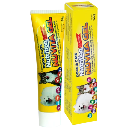 Multivitamin paste Gel supplements for dog cats Nuvita Gel - Pets Nutrition Gel