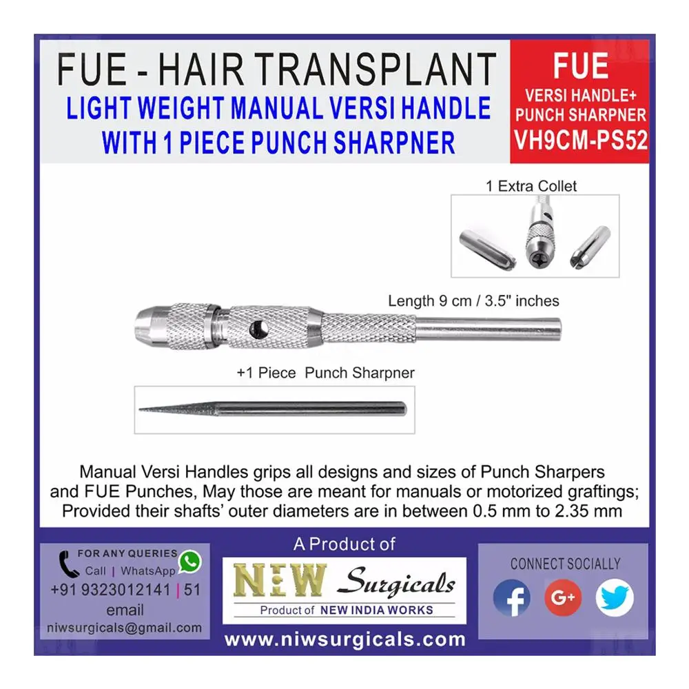 VH9CM-PS52 пересадки волос Fue версий ручка удар заточки