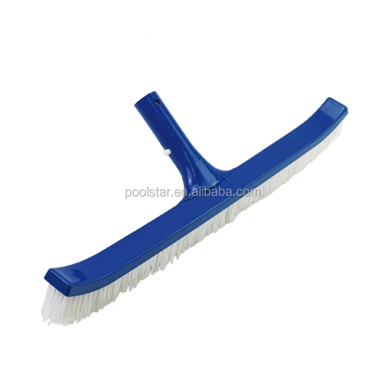 18-Inch Standard Swimming Pool Curved Wall Cleaning Equipment Durable Pool Brushes Plastic PP ABS Nylon Vacuum Cleaner
