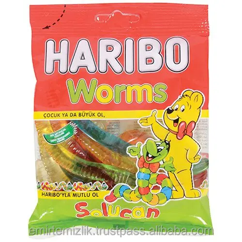  Для HARIBO Worm JELLY 80 GR