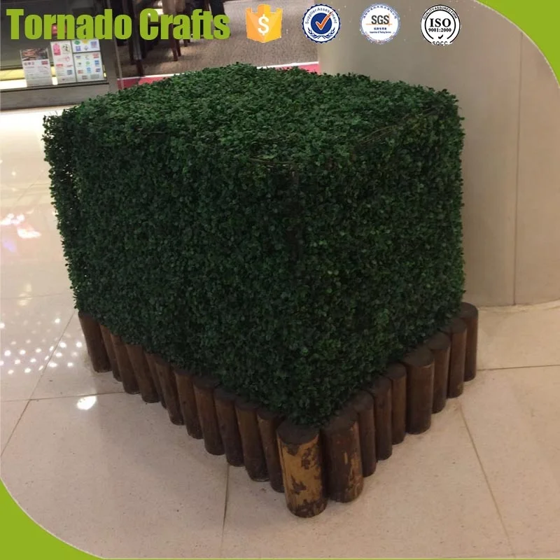 Artificial Oblong Topiary Hedging Panels Mats Boxwood Hedge