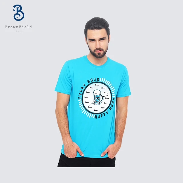 Super Soft 100% Combed Cotton Dry Fit OEM Customized Slim Fit Manufacturers In Bangladesh Sports Gym T-Shirt