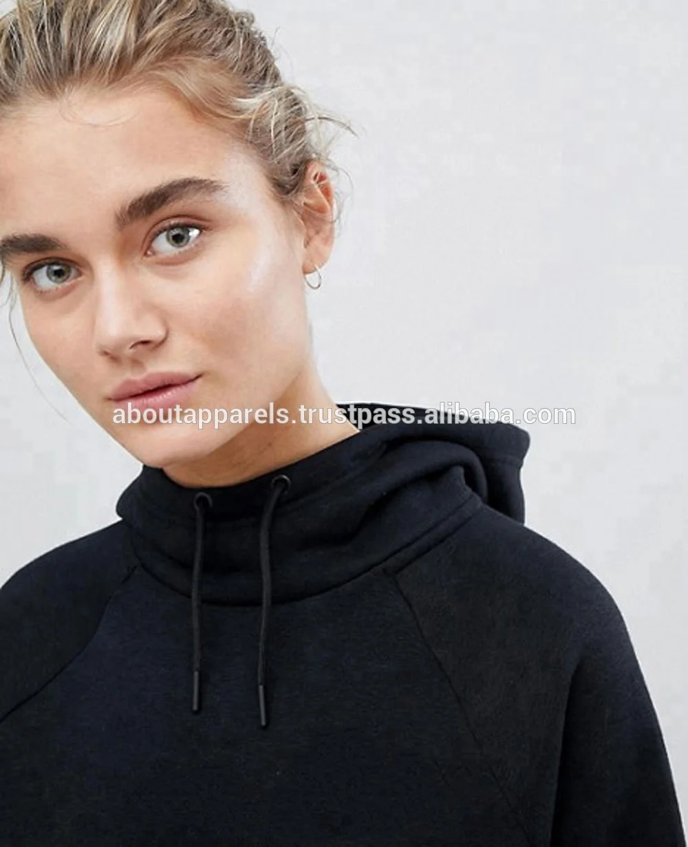 Bulk Wholesale OEM 2022 Stylish Hip Hop Crop Top Sleeve Lace Up Gym Custom Sweat Oversize Women Casual