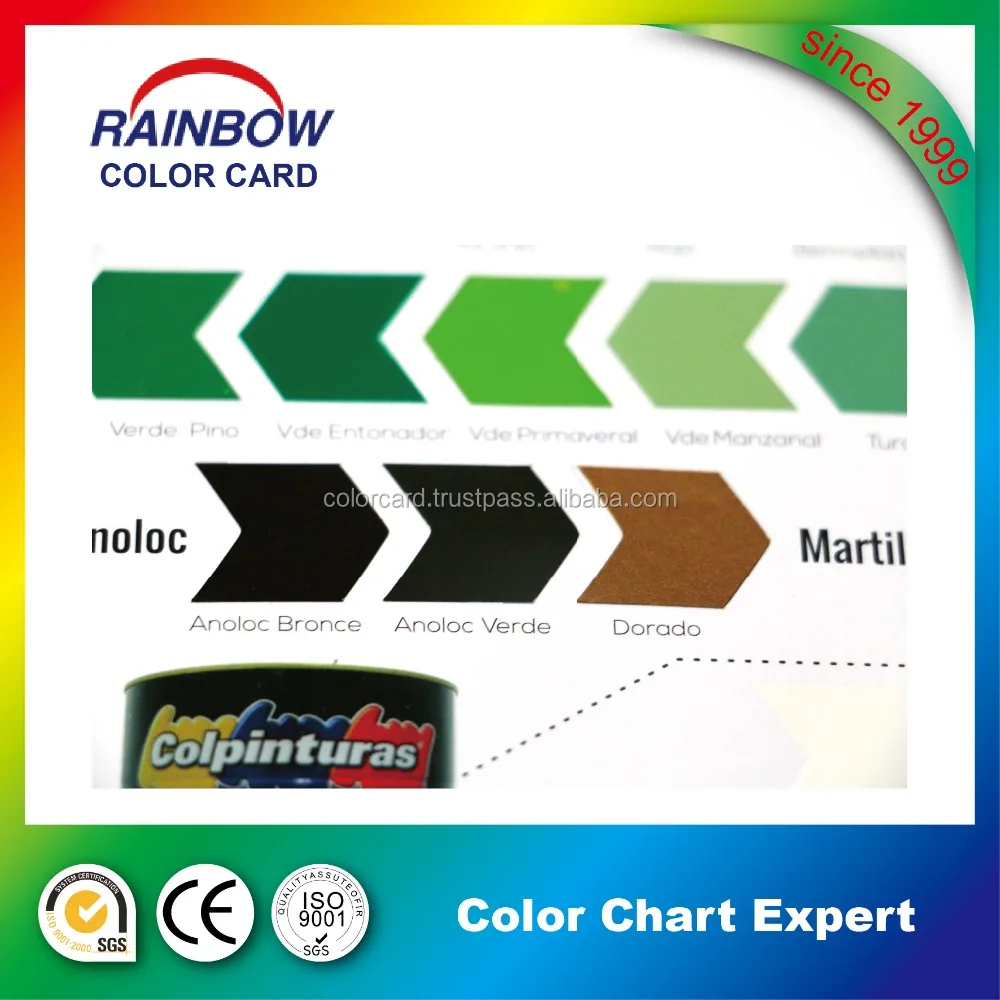 
Custom Shade Card For Paint 