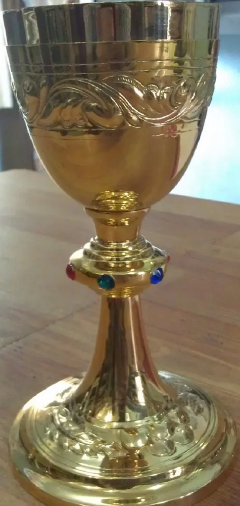
CHALICE AND CIBORIUM SET FOR CHURCH USE 