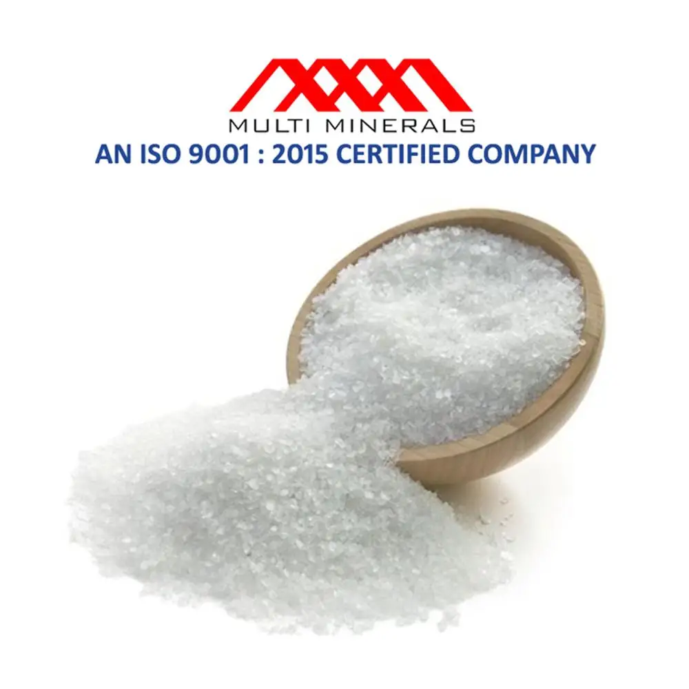 GLASS GRADE (98.5% +) PURITY SUPER SEMI WHITE GRAIN