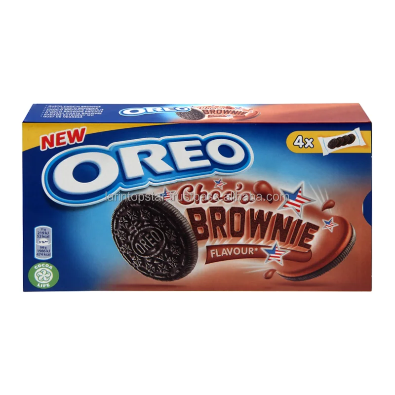 Oreo Brownie cream biscuit 176g (Oreo Biscuits in different sizes) Mondelez Oreo original